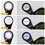 20x Loupe Bijoux Loupe LED UV Lumière 21mm Triolet Lentille Optique Verre, Poche Gemme Loupe Outil Bijoutier, Timbre Philatélist