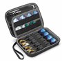 USA Gear Étui pour Flechette à Coque Rigide Peut Contenir 8 Fléchettes et Accessoires