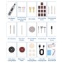 3.7V Outils Rotatif sans fil Multifonction, Mini Perceuse sans fil Avec 105 Accessoires,Outil Rotatif 3 Vitesse 5000-15000 rpm/m