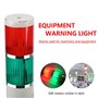 1PC LTA205-2 220V Voyant d'avertissement Ampoule d'équipement d'urgence Lampe mixte rouge et verte