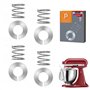 Lot de 4 ressorts et rondelles en acier inoxydable compatibles avec le mixeur Kitchen Aid