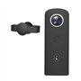 Fututech Étui de Protection en Silicone avec Couvercle d'Objectif pour Ricoh Theta SC2 360° Housse de Protection pour Caméra d'a