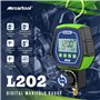 MR CARTOOL Manomètre Numérique Gaz Basse Pression HVAC Réfrigérant Collecteur Manomètres Numériques pour Systèmes de Réfrigérati