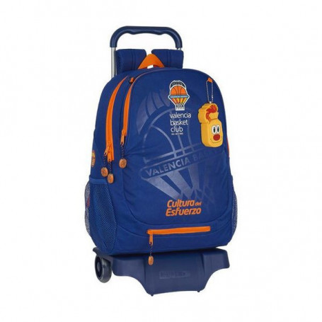 Cartable à roulettes 905 Valencia Basket Bleu Orange 56,99 €
