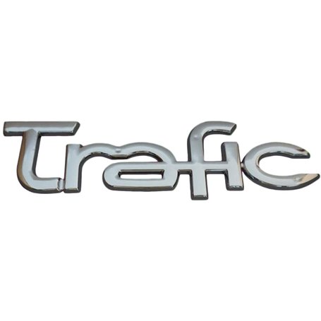 Badge Monogramme Chromé