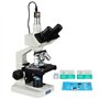 Omax 40–2500 x LED Digital Microscope trinoculaire Compound microscope appareil photo 1