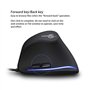 Zelotes Souris Ergonomique Verticale,3200–2400–1600–1000DPI,6 Boutons USB Souris Filaire,Mouse Souris Verticale Ordinateur pour