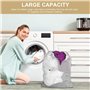 Grand Filet à Linge, 3 Pièces XXL 60x90cm Filet à Linge pour Machine à Laver Avec Cordon Filet à Linge pour Machine à Laver, Sac