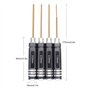 4pcs 1.5mm 2.0mm 2.5mm 3.0mm Jeu de Tournevis Hexagonal Titanium Hexagon Tournevis Clé Kit d'outils pour Multi-Axes FPV Racing D