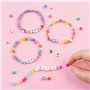 Make It Real 1742 Lot de 1000 bracelets de luxe avec perles de l'alphabet, bijoux pour filles, travaux créatifs pour filles, 8 a