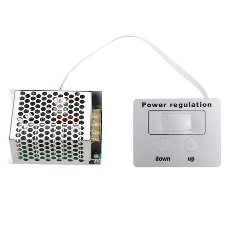 Régulateur de Vitesse 4000W AC 220V SCR Régulateur de Tension Électrique Variateur de Vitesse Thermostat Gradateur pour Moteur