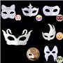 Masques en Carton Blanc