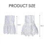 Manchettes En Dentelle Blanche