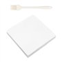 200 Feuilles De Papier Rond Pour Tampon D'Huile Et 1 Pinceau À Huile En Silicone