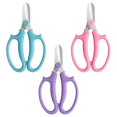 SLEEKEE Ciseaux À Fleurs en Acier Inoxydable 3 Pièces