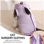1 vêtement de stérilisation pour chats femelles, vêtements pour chats après chirurgie, vêtements de sevrage anti-fuite pour chat