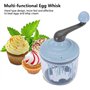 Wifehelper Type Manuel de Fabricant de Mousse de Fouet de Crème d'Oeufs, Outil Manuel De Cuisine De Batteur d'Oeufs 1100ml