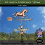 Good Directions Girouette Cheval au Galop en cuivre Pur