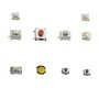 WMYCONGCONG Kit d'assortiment de 300 boutons poussoirs tactiles micro-momentanés pour télécommande de voiture