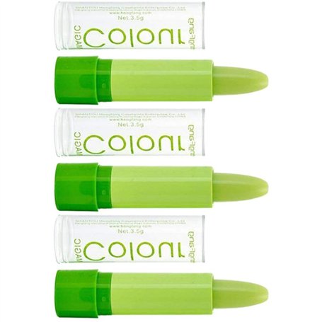 POFET 3 pcs Magic Fruity Lipstick Set Température Changed Color Long Lasting Moisture Lips Stick Balm Kits