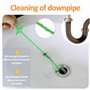Drain Outil de Nettoyage de Serpent Deboucheur Canalisation Kit Flexible Cheveux Drain pour Cuisine Baignoire Évier 6 Paquet