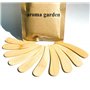 Lot de 10 spatules à crème en bambou - Spatules pour crème, masque, gel nettoyant - Réutilisables - Mini spatule cosmétique - Ou