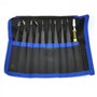 YUEMING 10 Pièces Brucelles,Anti-statique Pincettes,Pinces Acier Inoxydable,Pince à Epiler ESD de Précision Entretien Outils Kit
