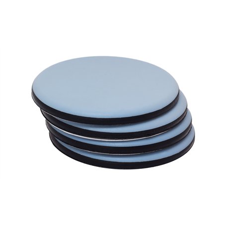 Lot de 4 patins auto-adhésifs PTFE - Pour meubles - Évite les frottements sur les parquets ou moquettes - Idéal pour déplacer de