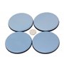 Lot de 4 patins auto-adhésifs PTFE - Pour meubles - Évite les frottements sur les parquets ou moquettes - Idéal pour déplacer de