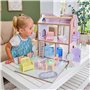 KidKraft Maison de poupée Play & Store Cottage en Bois incluant Accessoires et Mobilier, 3 Étages de Jeu, pour Mini Poupées de 1