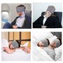 Masque de Sommeil Masque de sommeil occultant fait à la main Cache Yeux Réglable pour Homme Femme pour les Voyages, la Sieste, l