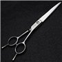 Japon 7 pouces Ciseaux de coiffeur Salon de coiffure Studio Professional outils de modelage Micro-bent Tête de coupe Ciseaux + c