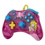 Manette de jeu - Nintendo Switch - Peach Rock candy - Filaire - PDP - Rose