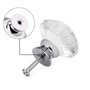 Gearmax® 30mm Poignées Boutons Transparent Diamant Cristal Verre Portes Meuble Tiroir Placard Décoration 10 pièces/Set(Transpare