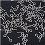 10 mm par Cerceau 4 mm Crochets à Oeil en Acier Inoxydable Vis à Œil pour Résine, Bijoux, Perles et Plastique, 100 Pièces