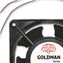 GOLDMAN SERVICE | Ventilateur Axial pour Cassette de Cheminée, Insérable, Haute Température, Pales Métalliques, Silencieux | Mes