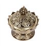 Mrisata Bol de brûleur d'encens à Reflux Vintage, Porte encens Lotus encensoir à Charbon cendrier pour cône de Poudre ou encens 