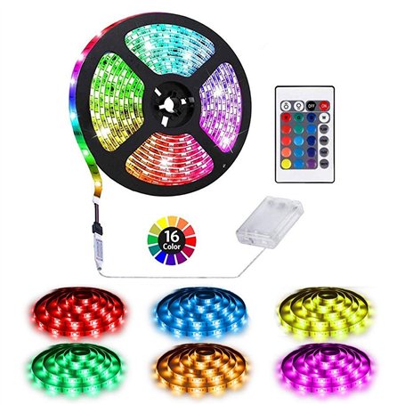 Foeska Bande lumineuse LED à piles