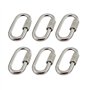 BuxiuGK Lot de 6 M5/0.2" Maillon Rapide en Acier Inoxydable 304