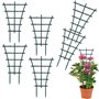 6 Pièces Treillis à Plantes Grimpantes - Support Réutilisable pour Légumes en Pot
