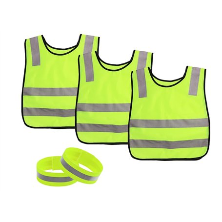 Kellegour 3pcs Gilet de Sécurité Enfants