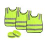 Kellegour 3pcs Gilet de Sécurité Enfants
