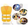Hitopin Gilet de Sécurité Réfléchissant Haute Visibilité - 10 Pièces - Pour Conducteurs et Travailleurs Unisexe