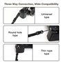 Sangle Appareil Photo Réglable - Lanière Appareil Photo Ergonomique - Camera Strap Universelle pour Reflex/Numérique (Noir)