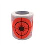 ANCLLO 3 Pouces Autocollants Ronds Cible pasteurs cibles de tir adhésives Points cibles-Rouge Fluorescent et Noir