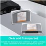 Mcbazel LOT 10 N64 Housse de Protection Transparentes étui de Rangement Cartes de Jeu Anti-Poussière pour Nintendo N64