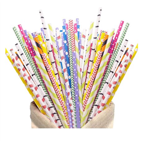 200 Pailles en Papier Bio
