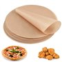 Lot de 200 feuilles de cuisson rondes anti-adhésives - Diamètre : 30 cm - Papier sulfurisé Airfryer - Pour barbecue