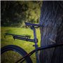 Merkts Porte-bagages arrière de vélo, installation de tige de selle arrière, porte-bagages télescopique plat pour vélo de montag