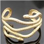 PPX Bracelet serpent bracelet forme serpent doré bracelet en serpent bijou égyptien Cléopâtre serpents déguisement égyptienne